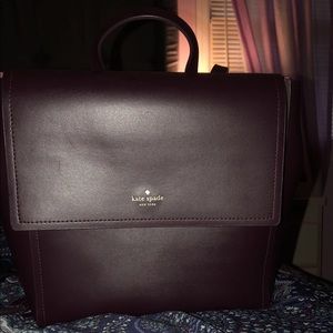 Maroon Kate Spade backpack